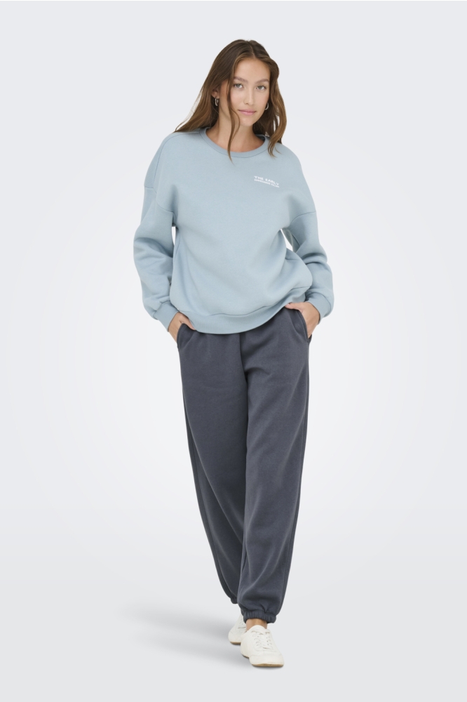 ONLBEST LIFE CUFF PANT SWT NOOS 15357504 Ombre Blue